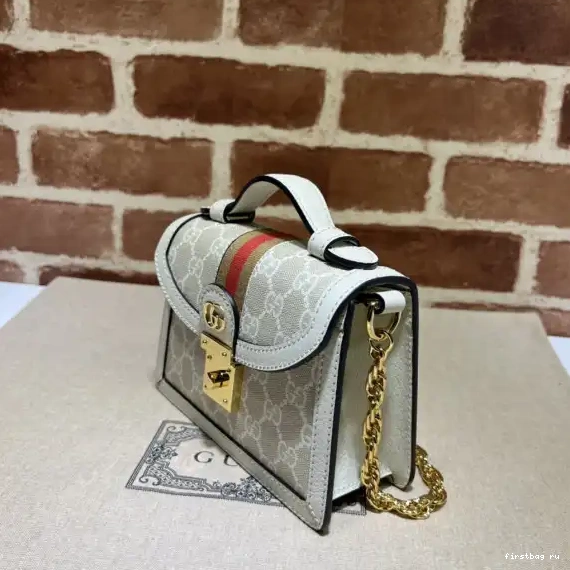 First bag ru GG MATELASSÉ GUCCI SMALL BAG HANDLE TOP 0706